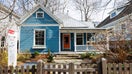 A &quot;For Sale&quot; sign outside of a home in Atlanta, Georgia, US, on Friday, Feb. 17, 2023. The National Association of Realtors is scheduled to release existing homes sales figures on February 21.