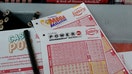 Forms to pick numbers for Powerball are on display in a store on October 04, 2023 in Miami, Florida.