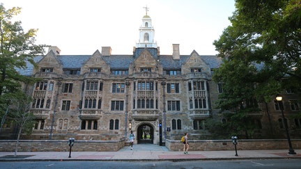 NEW HAVEN, CT - September 28: Davenport College at Yale University on September 28, 2022 in New Haven, CT. 