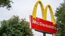 A McDonalds store sign is seen on October 30, 2023 in Austin, Texas. 