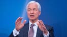 Jamie Dimon, chief executive officer of JPMorgan Chase &amp; Co., at the UK Global Investment Summit at Hampton Court Palace in London, UK, on Monday, Nov. 27, 2023. The government said it is unveiling &pound;29.5 billion ($37.2 billion) of new investment for the summit, though at least &pound;10 billion of the investment had already been announced. 