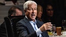 Jamie Dimon, chairman and chief executive officer of JPMorgan Chase, speaks during an Economic Club of New York event in New York on Tuesday, April 23, 2024. 