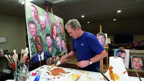 Disney World features paintings of veterans by George W. Bush