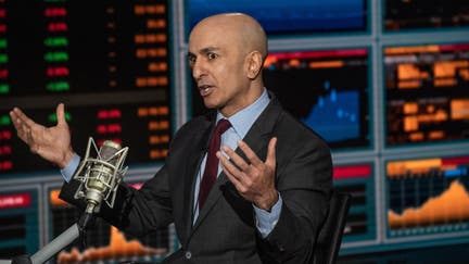 Neel Kashkari, president and chief executive officer of the Federal Reserve Bank of Minneapolis, during an interview in New York, US, on Tuesday, Nov. 7, 2023. Kashkari said policymakers have yet to win the fight against inflation and that they will consider more tightening if needed. 