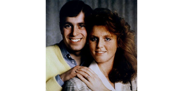 Sarah Ferguson, Duchess of York, with her husband of then, Prince Andrew.