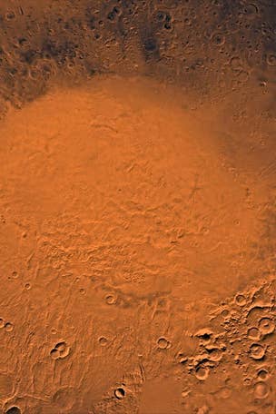 Possible alien landing site seen on Mars?