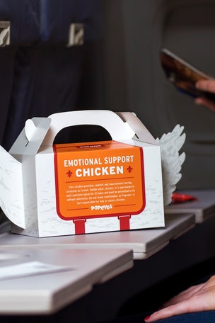 Fast-food joint selling 'Emotional Support Chicken'