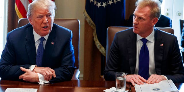 “I am pleased to announce that our very talented Deputy Secretary of Defense, Patrick Shanahan, will assume the title of Acting Secretary of Defense starting January 1, 2019,” President Trump tweeted Sunday morning. (AP Photo/Evan Vucci, File)