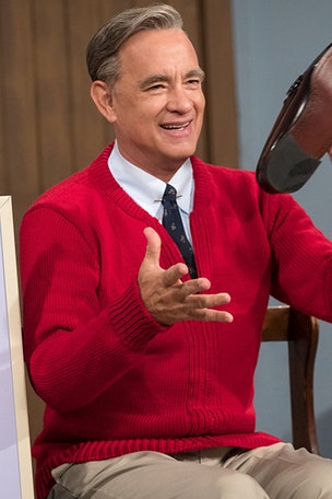 Tom Hanks sings as Fred Rogers