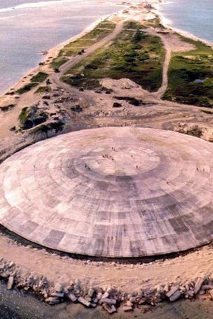 'Nuclear coffin' leaks WHAT into the sea?