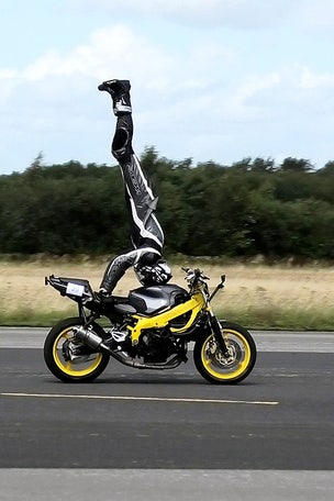 Rider broke speed limit on head