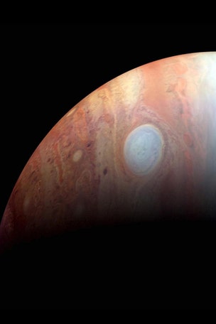 Jupiter collided with another PLANET