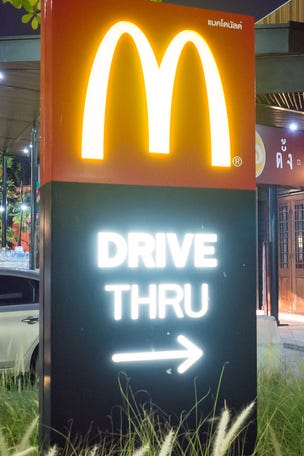 McDonald's worker burned by fiery dollar bill