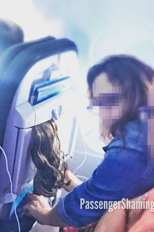 Plane passenger shamed for shocking move