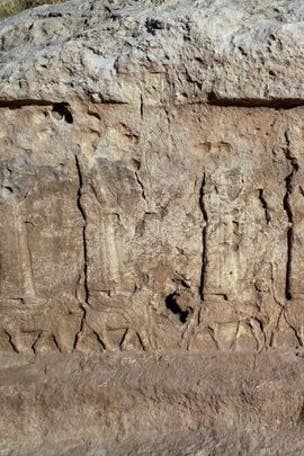 Ancient carvings reveal GODS on mythical animals