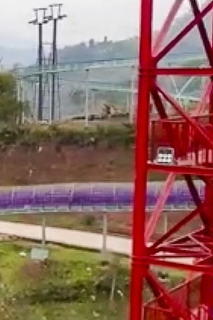 Theme park SLAMMED for pig stunt
