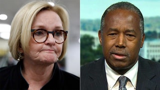 Claire McCaskill faces racism accusations after singling out Ben Carson in photo of Trump surrogates