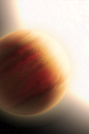 Why does planet have YELLOW SKIES?