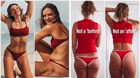 Instagram influencer shows off cellulite in untouched, viral swimsuit photo