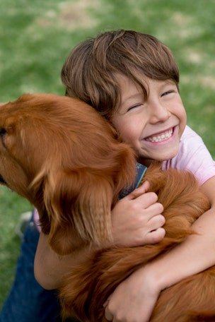 Growing up with dogs changes WHAT?