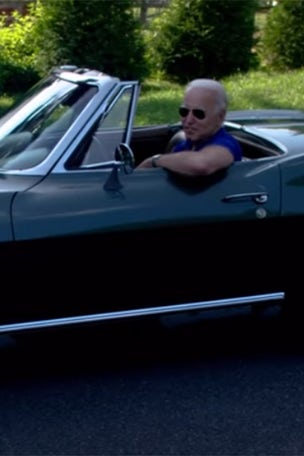 Biden drives his 'VETTE