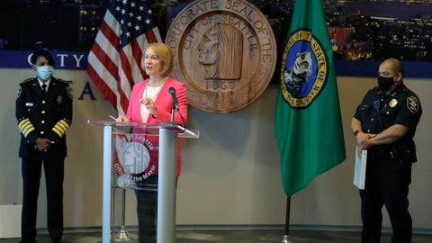 Seattle mayor Durkan vetoes council's 2020 budget revision that would have cut police jobs