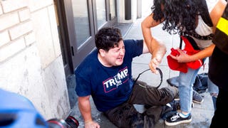 Trump supporters face string of attacks before Election Day