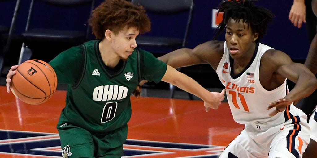 Ohio University point guard's backstory goes viral as he
drops 31 points vs. Illinois