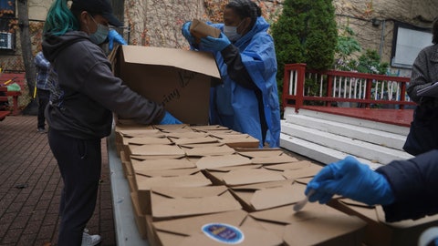 World food program says the coronavirus pandemic has worsened hunger around the world