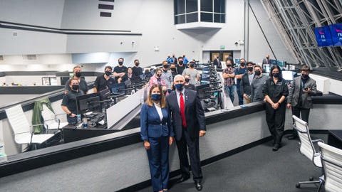 Pence spox debunks Huffington Post reporter who claimed VP, Karen Pence didn't wear masks at SpaceX launch