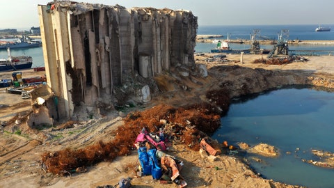 Beirut silos at heart of debate about remembering port blast