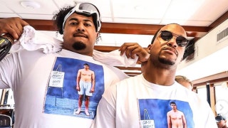 Buccaneers players poke fun at their MVP with special T-shirts for Super Bowl parade