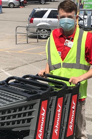 Supermarket employee hailed as a 'HERO'