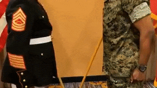 Marine father's salute to son goes viral: report
