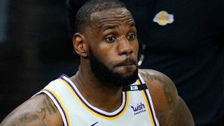 LeBron James freaks out watching Bronny’s game on TV: ‘What the f–k!’