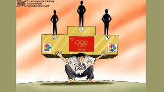Political cartoon of the day: On the backs of slave labor