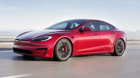 4 survive Tesla Model 3 crash off 100-foot drop