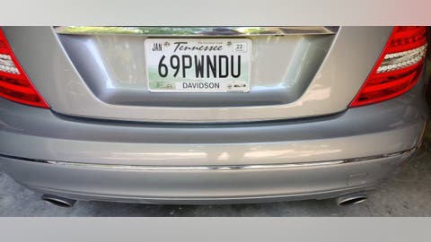 Tennessee woman sues after state officials deem vanity license plate 'offensive'