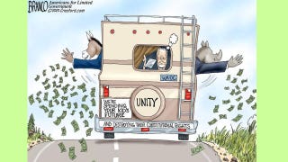 Political cartoon of the day: Congress tosses away kid's future