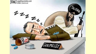 Political cartoon of the day: While Milley napped ...