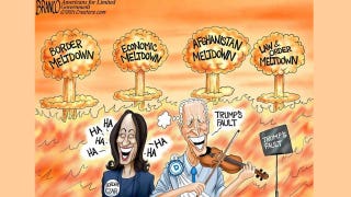 Political cartoon of the day: Fiddling while the world burns