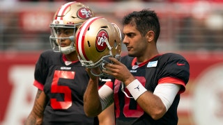 ESPN star likens 49ers' QB situation to chess, says 'go figure' black pieces 'always go second'
