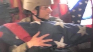 Moment American flag flown out of Afghanistan seen in heartbreaking photo