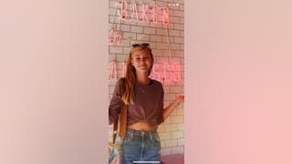 neon sign in background