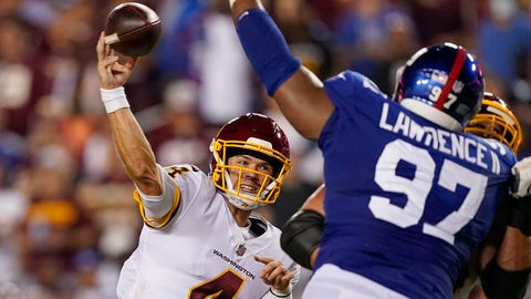 Washington takes advantage of Giants' miscues in dramatic Week 2 victory