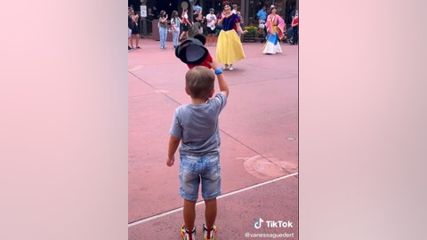 'A true gentleman': 4-year-old tipping his hat to Disney princesses gets love from millions