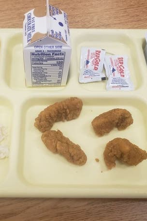 School lunches SHOCK parents