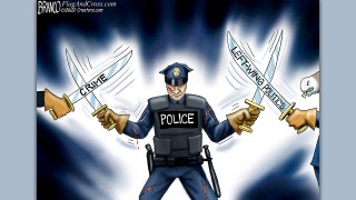 Political cartoon of the day: Two-Front War