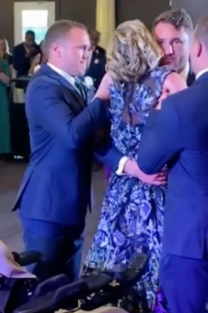 Mom and sons share EMOTIONAL dance