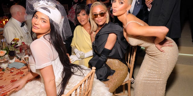 Kim and Khloe Kardashian and Kris and Kylie Jenner won their lawsuit against Blac Chyna on Monday. They are pictured here at the Met Gala.